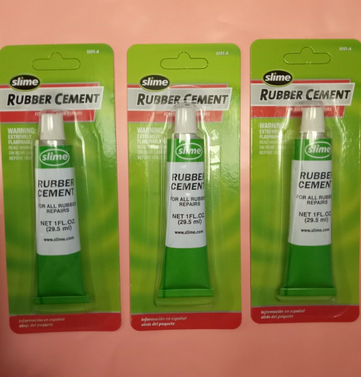 Lot of 3, Slime 1051A Rubber Tire & Bike Repair ATV Cement 1 oz. eBay
