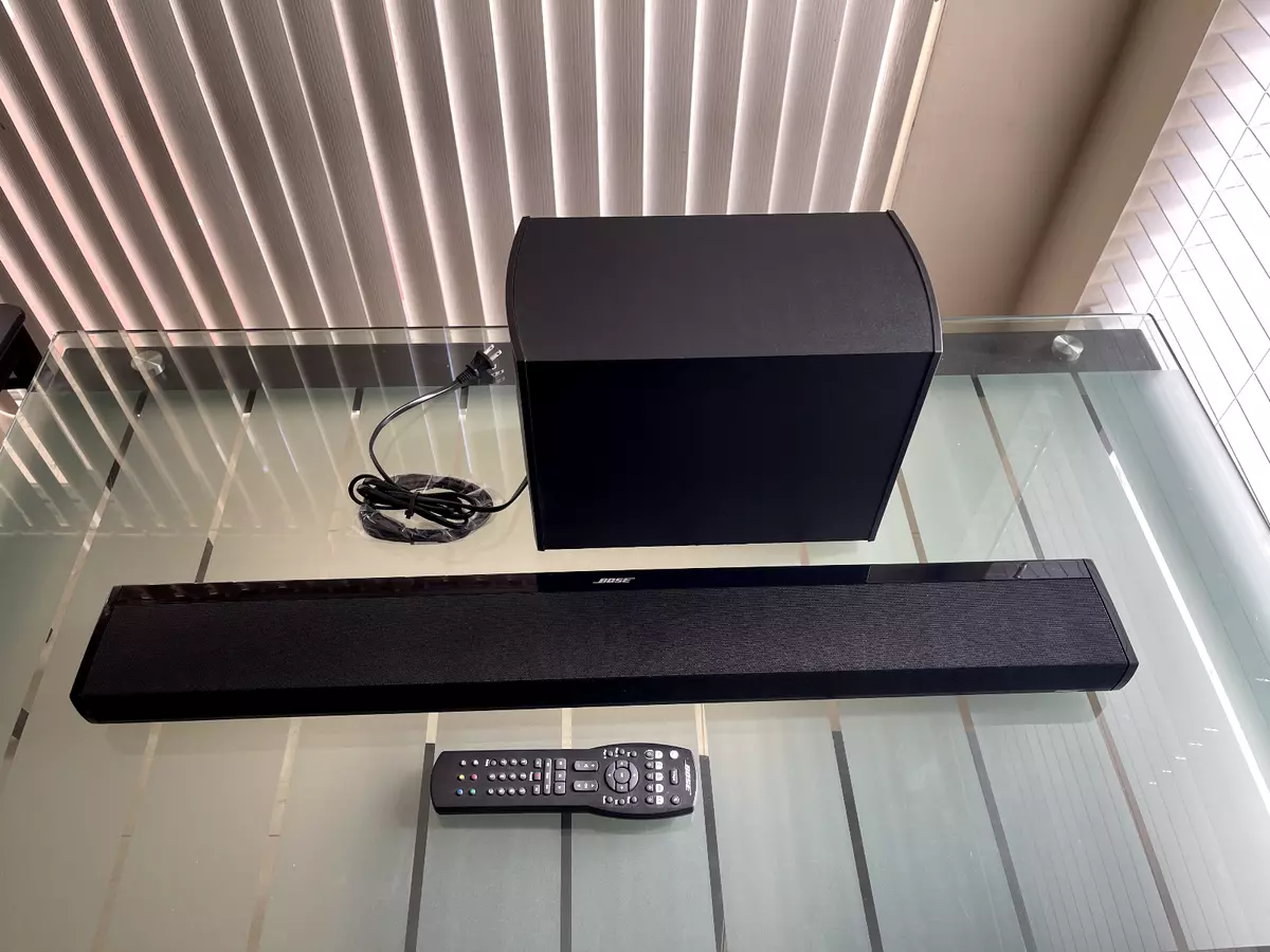 Bose CineMate 1SR Speaker System Black Soundbar w/ Wireless Sub | eBay