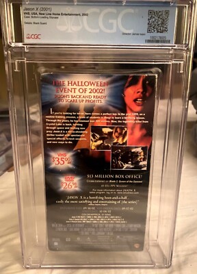 Jason X - PROMO SCREENER - 2002 Sealed VHS - Friday 13th - Graded