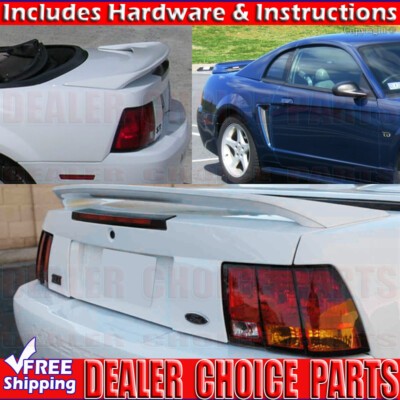 1999 2000 2001 2002 2003 2004 Ford Mustang Factory Style Trunk Spoiler UNPAINTED