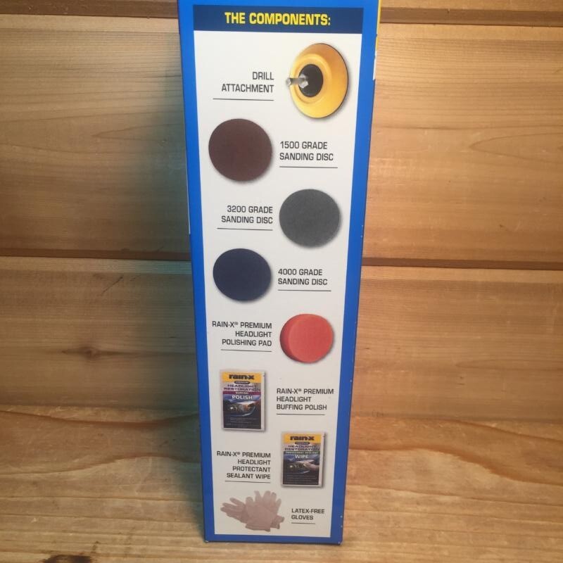 RainX Premium Headlight Restoration Kit 610153 for sale online eBay