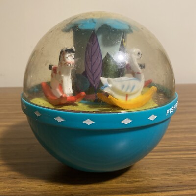 Vintage Fisher Price 1966 Roly Poly Chime Ball Toy | eBay