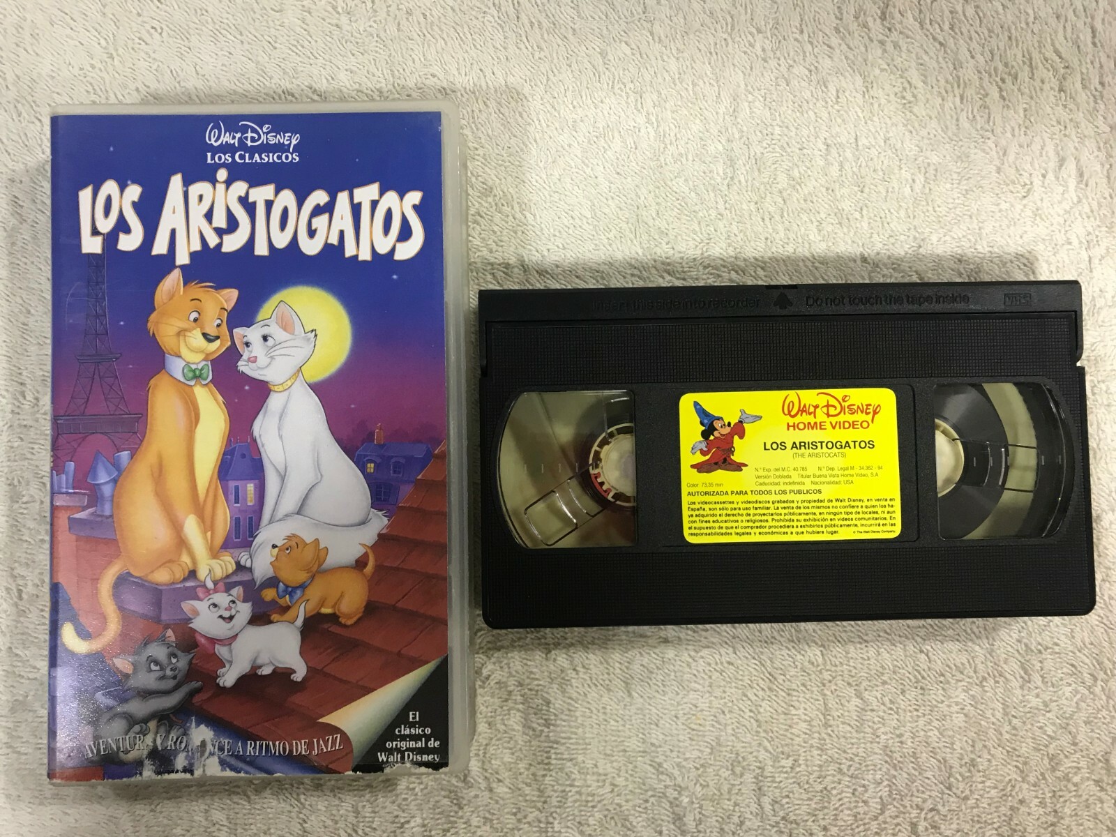 The Aristocats VHS Tape Walt Disney The Aristocats At Jazz Rhythm