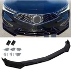 For Acura ILX 2015-2022 Front Bumper Lip Splitter Spoiler Glossy Black Body Kit