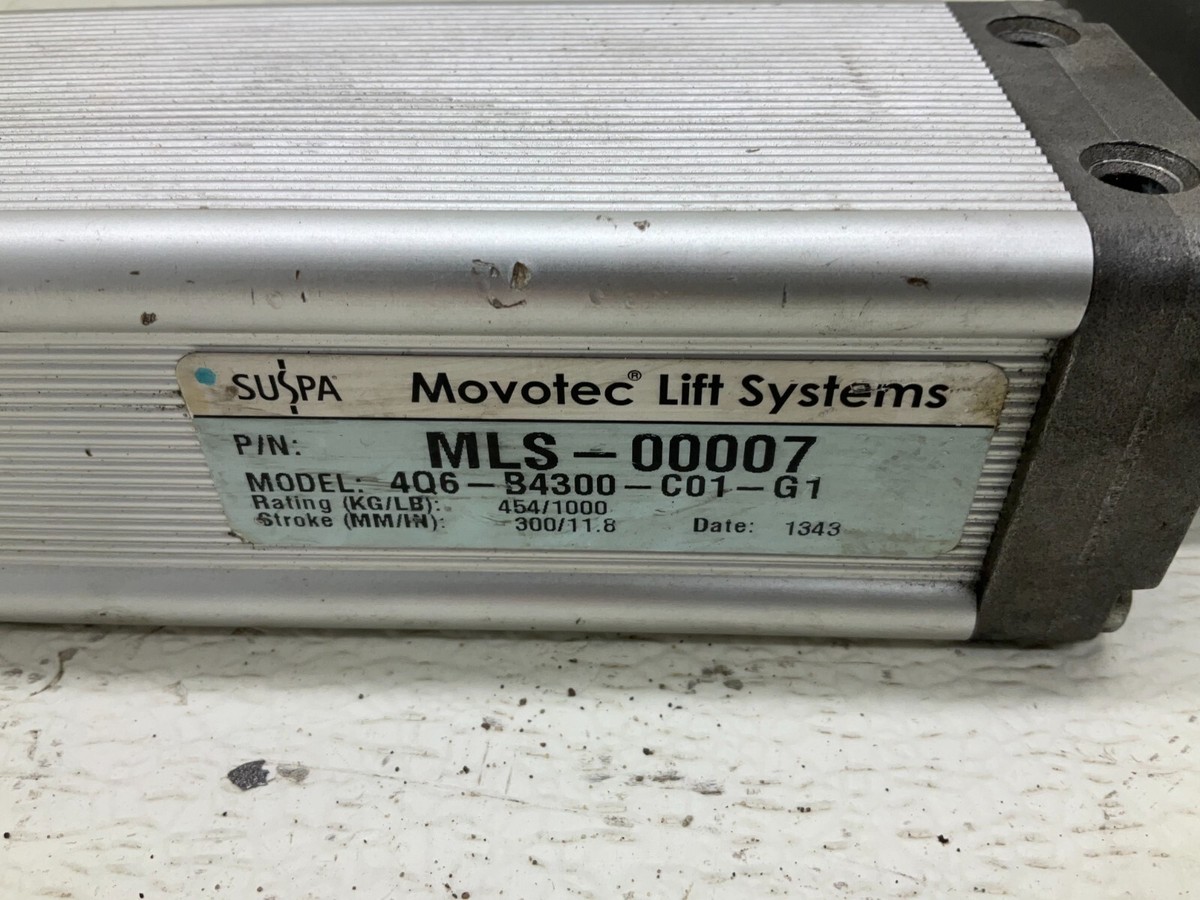 Suspa Movotec MLS-00007 Hand Crank Lift 1000 LB 11.8 In 4Q6-B4300