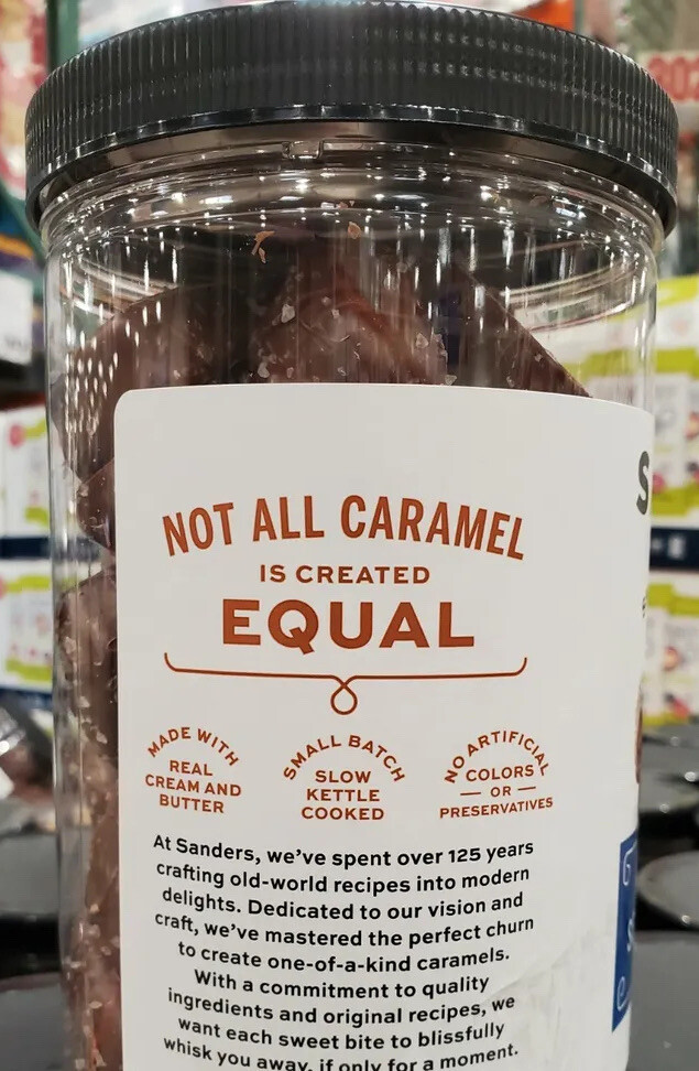 Sanders Milk Chocolate Sea Salt Caramels 36 oz, FREE SHIPPING eBay