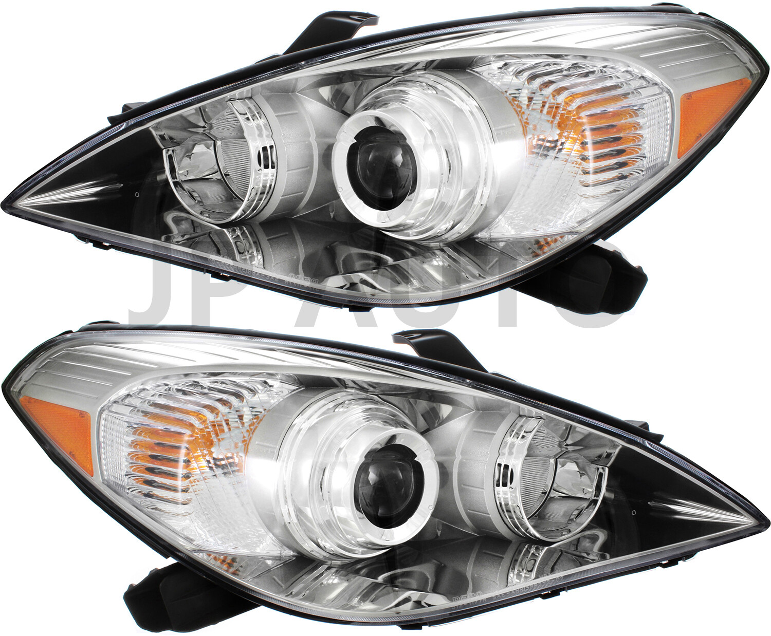 For 20072008 Toyota Solara Headlight Halogen Set Driver and Passenger