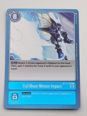 Digimon TCG Einzelkarte Full Moon Meteor Impact NM