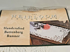 Heirloom Collection ~White Table Runner ~  16" x 72" ~Handcrafted Battenberg — photo 6