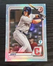 2020 Bowman Sky Blue Foil #BFE-95 Nolan Jones