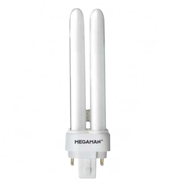 Megaman 823821 18W 2 pin G24d 2 Plug In Cool White CFL Light Bulb