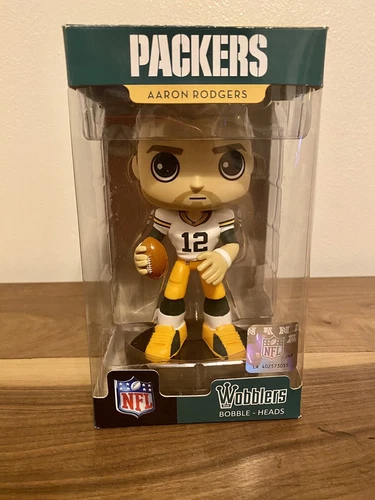 Funko Aaron Rodgers Wobbler Green Bay Packers NFL Bobblehead Wobblers