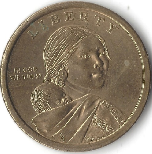 2009-P, DOLLARO NATIVO AMERICANO, TRE SORELLE (STATI USA) MONETA, DENARO, DA COLLEZIONE) b - Foto 2 di 2