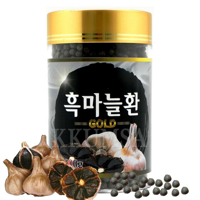 Korean Black Garlic Pill Gold 300g 10 58 Oz Antioxidant Strengthen Immunity For Sale Online