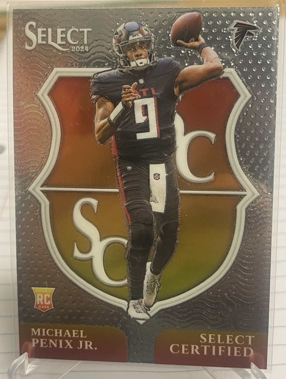 2024 Select Michael Penix Jr. Certified Rookies RC Rookie #9 Falcons
