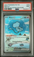 2024 POKEMON PAF EN-PALDEAN FATES SPECIAL ILLUSTRATION RARE #232 MEW EX PSA 9