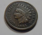 1864-L Pointed Bust Indian Head Cent Full Liberty