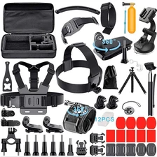 59-in-1 Action Camera Accessories Kit Compatible with GoPro Hero 13, 9-12, DJ...