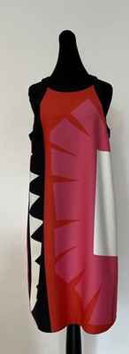 MARELLA ART.365 Kleid,Gr.36,mehrfarbig,100% Polyester,ärmellos,knielang,neuw.