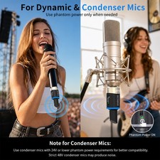 JOYO MW-1 Wireless 5.8GHz Microphone System Plug On XLR Transmitter Receiver — image 7
