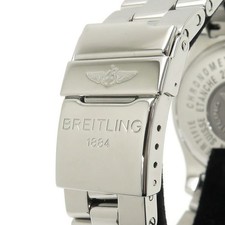 BREITLING WATCH COLT CHRONOGRAPH A73380 QUARTZ DATE BLACK STAINLESS STEEL MEN'S 4