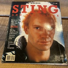 Rock Video Superstars Magazine ft Sting and the Police 1985