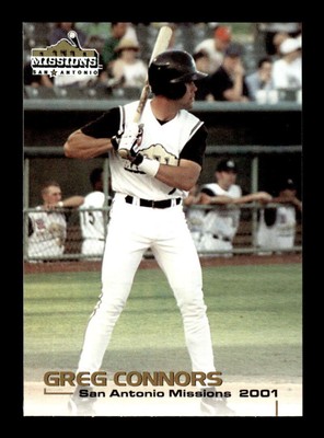 2001 Grandstand San Antonio Missions Greg Connors BXCP03