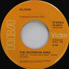 Rock 45 Nilsson - The Moonbeam Song / Jump Into The Fire On Rca Victor Rock 45 Nilsson - The Moonbeam Song / Jump Into The Fire On Rca Victor