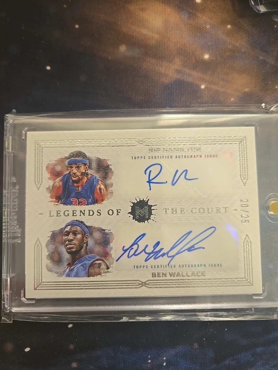 Ben Wallace Basketball Autographed Sports Trading Cards