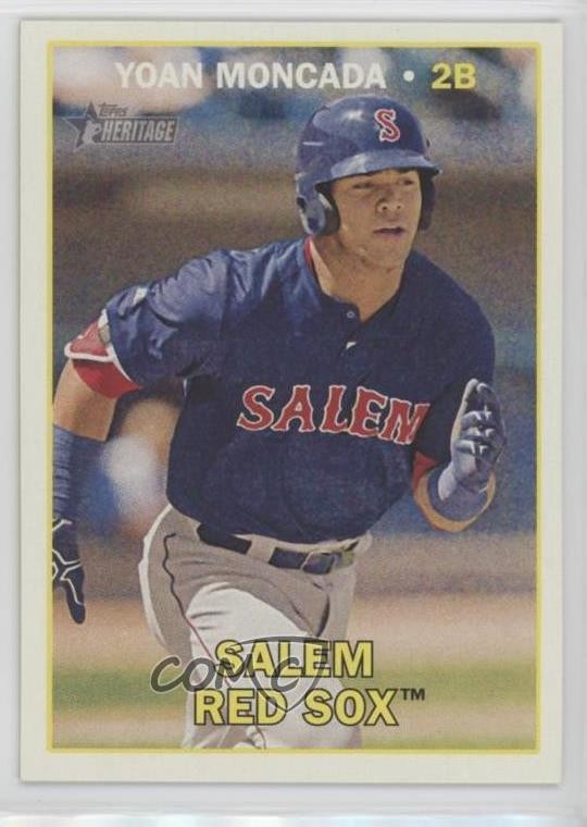 2016 Topps Heritage Minor League Edition Yoan Moncada #215 4r2