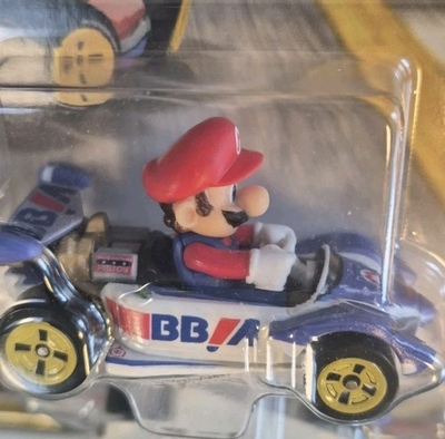 #ad #ad HOT WHeeLs × MARIOKART MARIO Circuit Special 1:64 Red White amp; Blue. $14.96