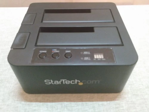 StarTech USB 3.1 Gen2 HDD 2-Disk Duplicator Dock SDOCK2U313R Unit Only No Cables