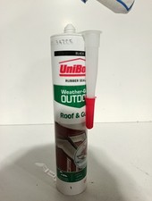 UniBond Weather Guard Roof Gutter Sealant Black 504g Waterproof Repair