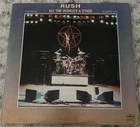 Rush All the World's a Stage 2LP Mercury SRM Vinyl OG In Good Condition