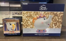 Disney Beauty and the Beast Mrs Potts Teapot  Ceramic Chip Mug Set