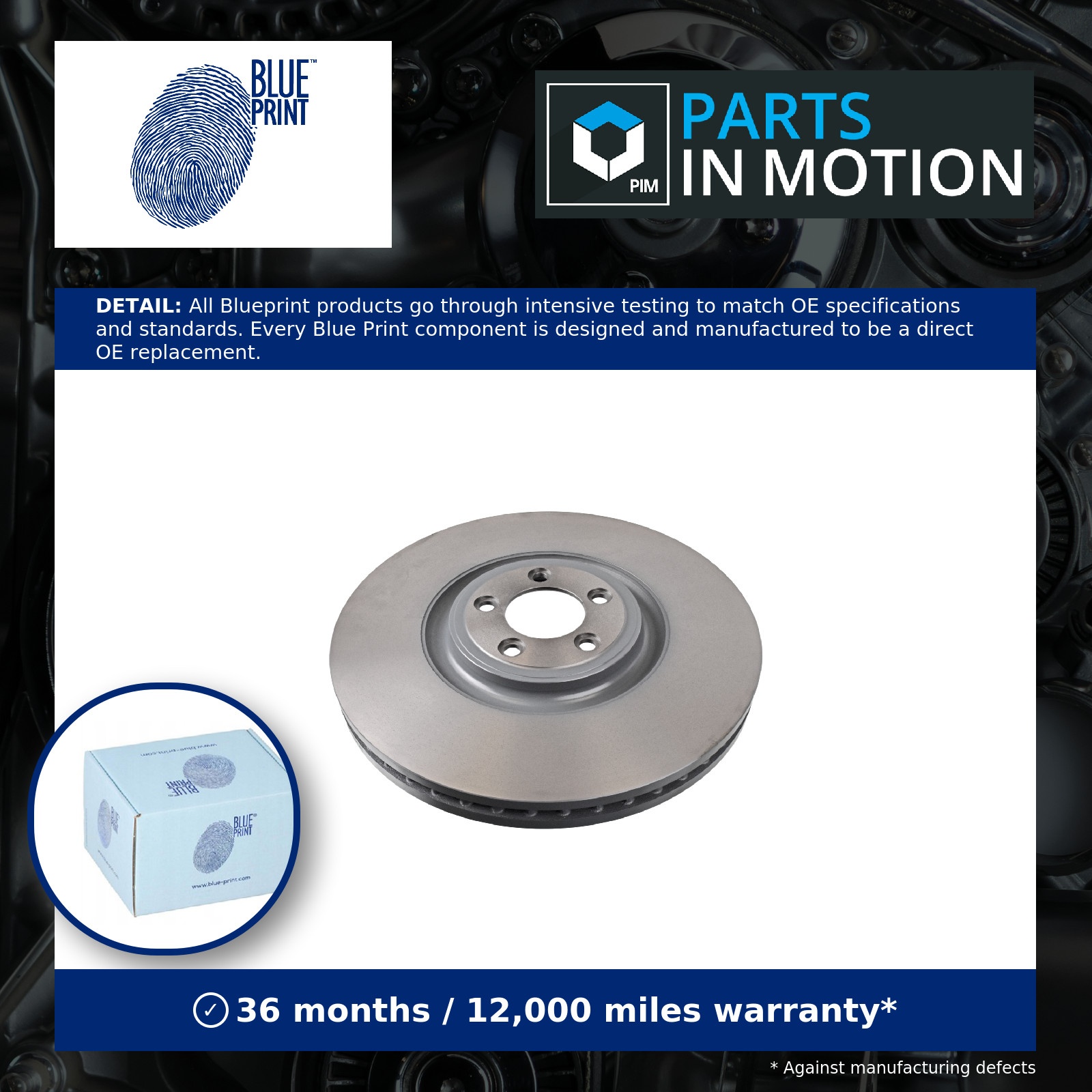 Brake Disc Single Vented fits JAGUAR F TYPE X152 3.0 Front 2012 on 380mm Quality