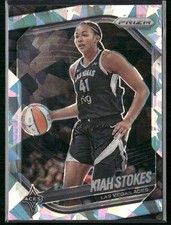 2025 Panini Prizm WNBA #58 Kiah Stokes Ice Prizms