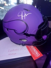 Minnesota Vikings Justin Jefferson Signed RAVE Full Size Authentic Helmet 🔥