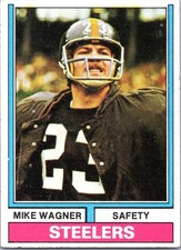 1974 Topps Mike Wagner #273 Pittsburgh Steelers