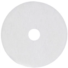 Case of 5 Sanico MVP Base Hit 18" White Polishing Floor Pad Super Polish