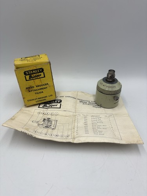 #ad #ad Vintage 1970s Stanley Bridges Speed Reducer Attachment TG GA W Instructions GBP 14.99