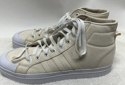 Adidas Womens Size 11 Bravada Mid Wonder White Sneaker Shoes
