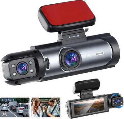 1080p G-Sensor Auto Van Sicherheit Dashcam Dual Objektiv DVR Kamera Videorekorder UK