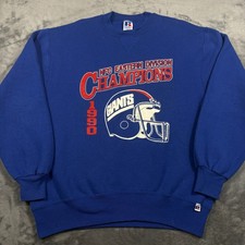 Vintage 1990 New York Giants Sweatshirt Men Large NFC Eastern Division Champions