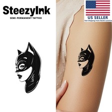 SteezyInk temporary tattoo Catwoman last upto 2 weeks 3 x 3 inch