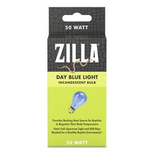 Zilla 50W Day Blue Incandescent Bulb For Reptiles Heat Light Terrarium Use