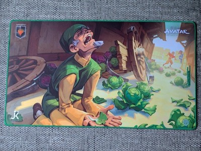 Exclusive Avatar Unlucky Cabbage Merchant Playmat From Commandfest