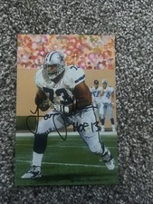 Larry Allen Signed Goal Line Art Card 