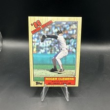Roger Clemens #1 1987 Topps Boston Red Sox Baseball Card MLB NM