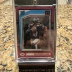 2024 Panini Clearly Donruss - Rated Rookie Caleb Williams #51 Pink (RC)